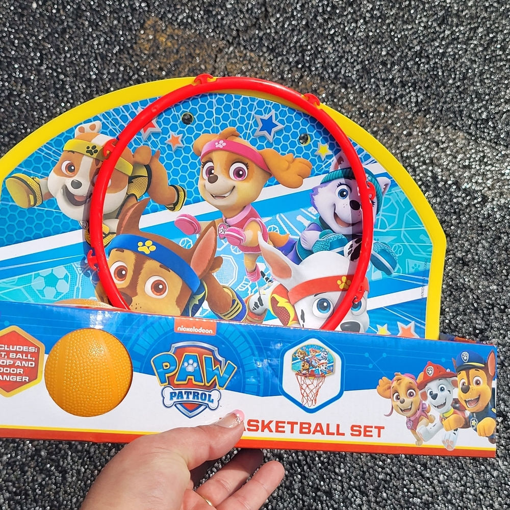 Paw patrol basketball hoop